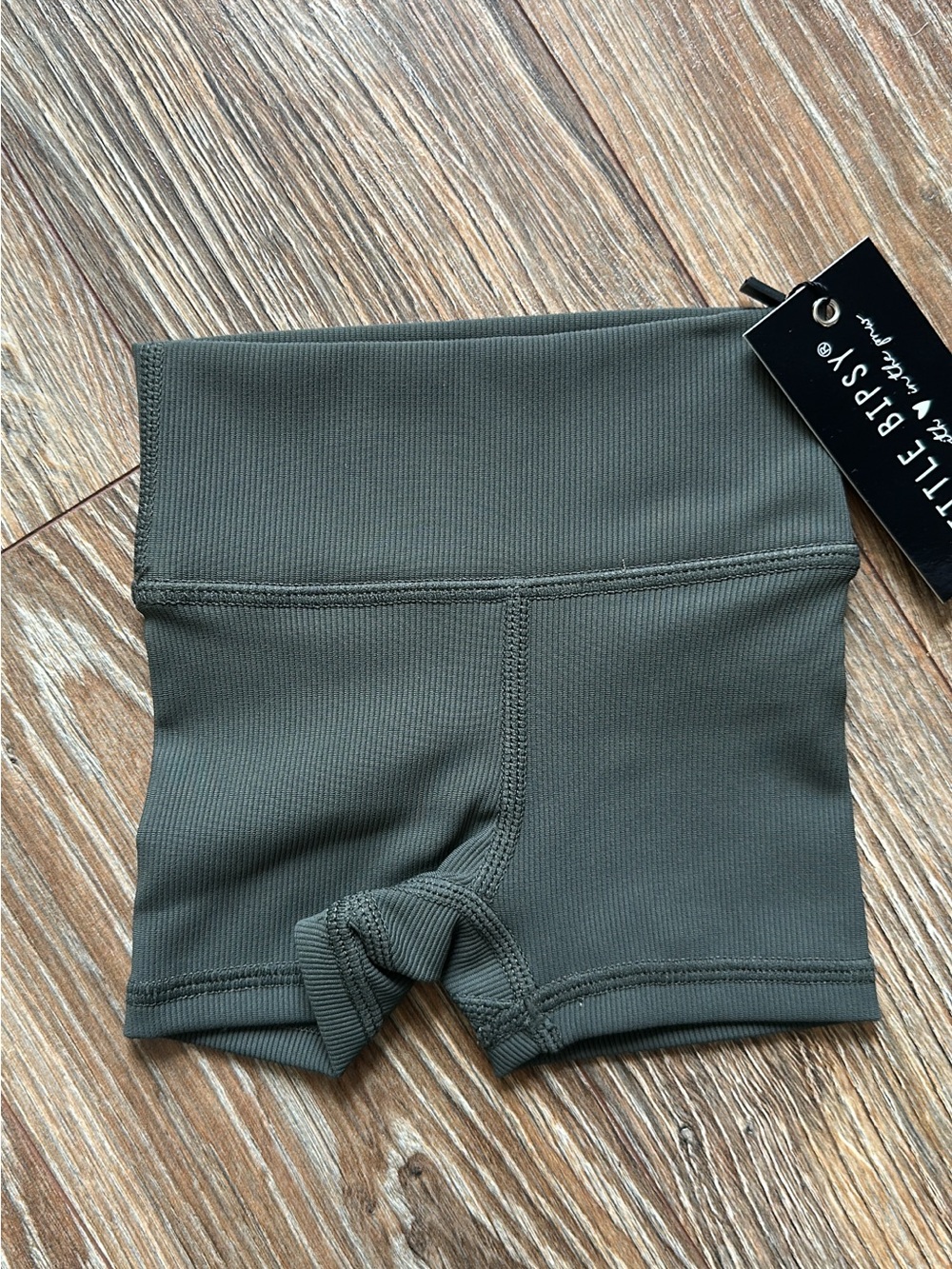 NWT Baby Little Bipsy Ribbed Bike Shorts